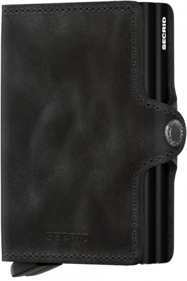 TWINWALLET VINTAGE BLACK DE SECRID