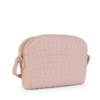 Bandolera Sherton de piel rosa de Tous