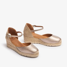 Alpargata Pala-Talón Metalizada Unisa 2