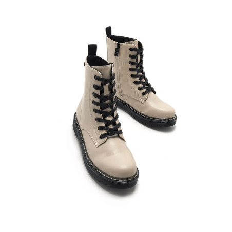 Botines Planos Storm Low Beige Mustang