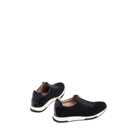 Botines con Cremallera Fico Negro Unisa