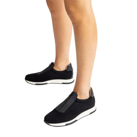 Deportivas con Cremallera Fico Negro Unisa