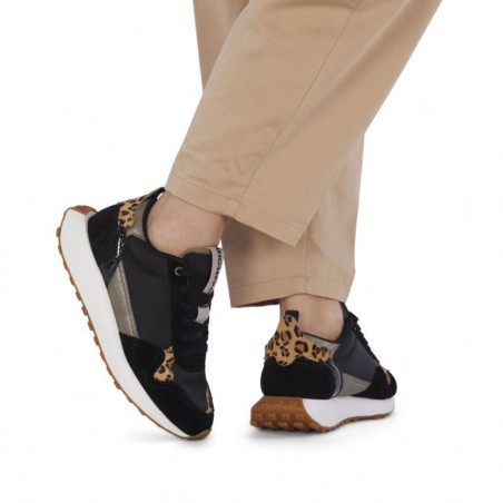 Sneakers Retro Negras Onaka Gioseppo