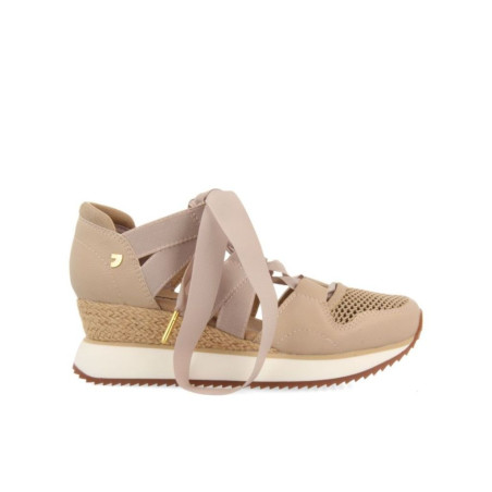 Sandalias Deportivas Beige Tipo Espadrille con Tiras Muir Gioseppo