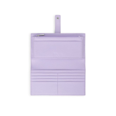 Billetera Grande Flap Lila Miranda TOUS