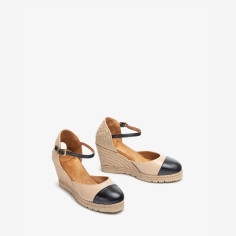 Alpargatas Mujer con Puntera Beige Unisa 2