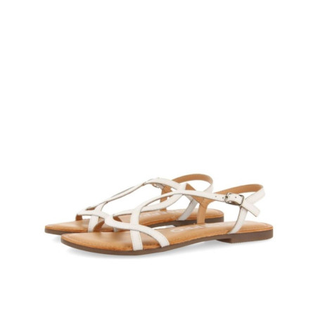 Sandalias Mujer Blancas de Tiras Finas Lamim Gioseppo