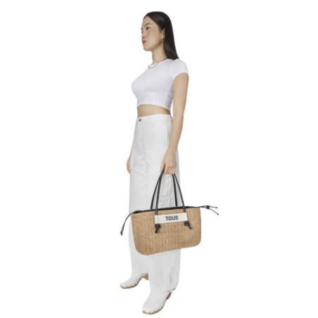 Bolso Capazo Tous Grande Negro Scoubidou