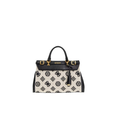 Bolso Guess de Mano Sestri Negro 4G Peony