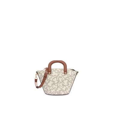 Bolso Tous Capazo Pequeño Beige Kaos Icon