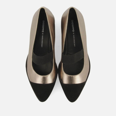 Bailarinas Metalizadas Piel Suela...