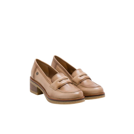 Mocasines Porronet  de Piel Camel Garazi