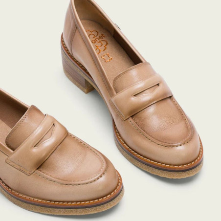 Mocasines Porronet  de Piel Camel Garazi