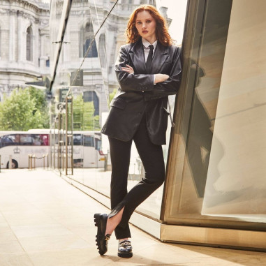 Mocasín Martinelli Suela Gruesa Negro...