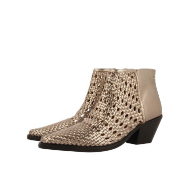 Botines Cowboy Trenzado Plomo Crawford Gioseppo