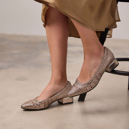 Zapatos de Salón Metalizados Tachuelas Maglod Gioseppo