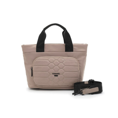 Bolso Cacharel Shopper Acolchado Crema