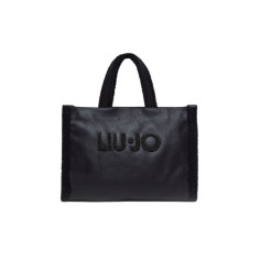 Liu Jo Bolsos Tote Negro Peluche