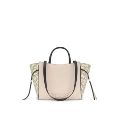 Bolso Tous City Mediano Beige y Negro Kaos Icon