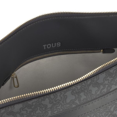 Bolso Tous City Mediano Gris Oscuro...