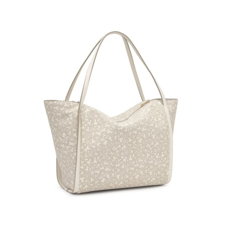 Bolso Tous Capazo Grande Beige Kaos Mini Lines