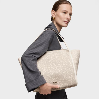 Bolso Tous Capazo Grande Beige Kaos...