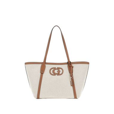 Bolso Guess al Hombro Sebina Beige Multi