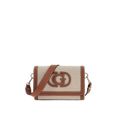 Bolso Guess Mini Bandolera Sebina Beige Multi