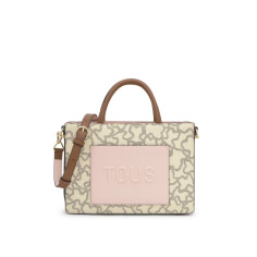 Bolso Tous Shopper Mediano Amaya Beige Kaos Icon