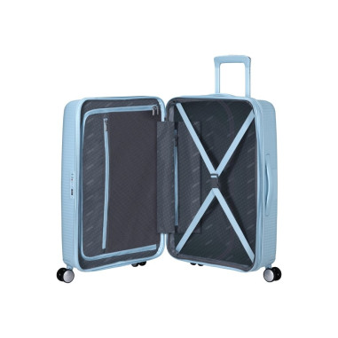 Maleta American Tourister SoundBox 67 cm Pastel Blue