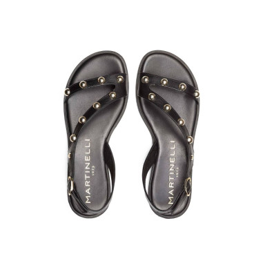 Sandalia Plana con Tachuelas Mazzini...