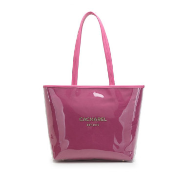 Bolso Shopper Cacharel Vinilo Magenta