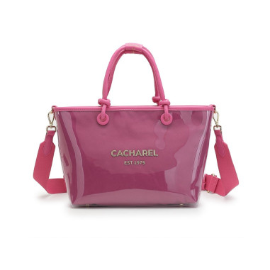 Bolso Shopper Cacharel Vinilo Magenta