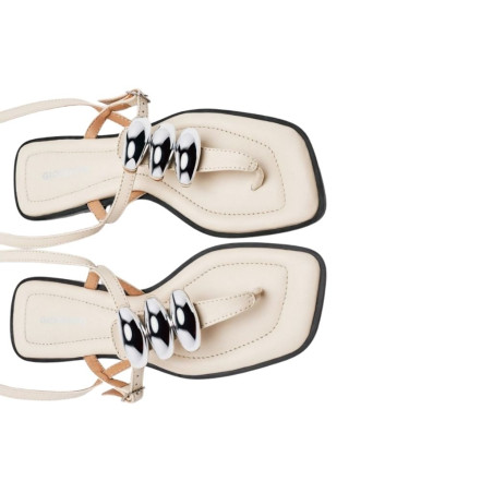 Sandalias Griegas Reseburg Off-White Gioseppo