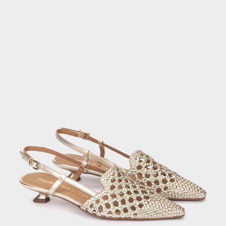 Zapatos de Tacón Lacio Metalizados Pedro Miralles