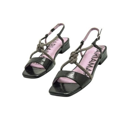 Sandalias Planas Casit Negro María Mare
