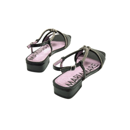 Sandalias Planas Casit Negro María Mare