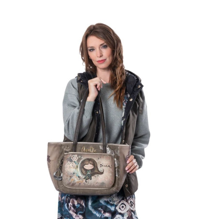 Bolso de Hombro Grande Anekke Real