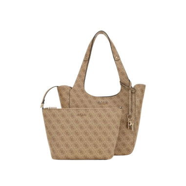 Bolso Guess Shopper Calista Beige