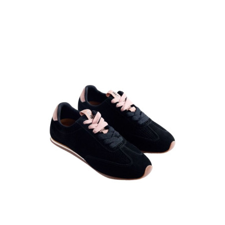 Zapatillas Piel Serraje Isanti Negro Gioseppo