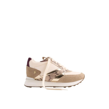 Zapatillas Piel Cuña Hemlock Taupe...