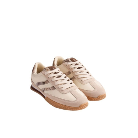 Zapatillas Piel Serpiente Gladwin Off-White Gioseppo