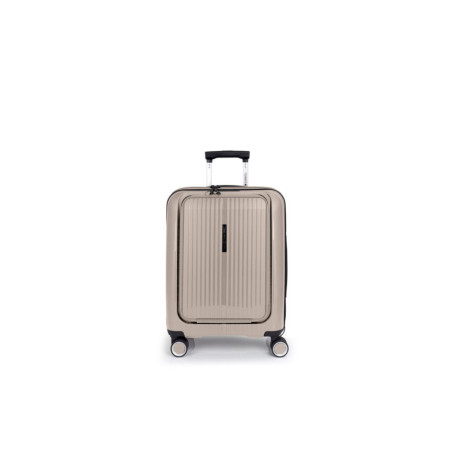 Maleta de Cabina Gabol Beige Bolsillo Portatil Brooklyn
