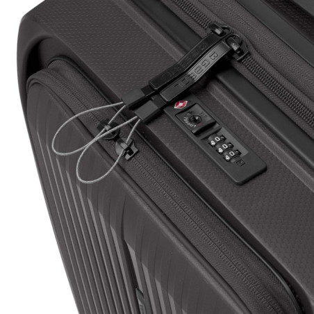 Maleta de Cabina Gabol Negro Bolsillo Portatil Brooklyn