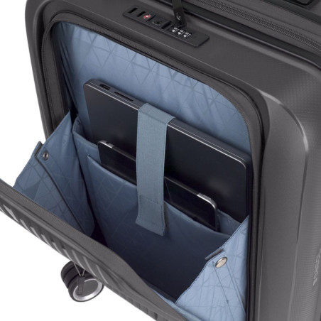 Maleta de Cabina Gabol Negro Bolsillo Portatil Brooklyn