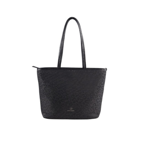 Shopper Cacharel Print Negro