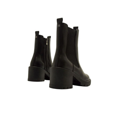 Botines Mustang de Tacón Praga Negro