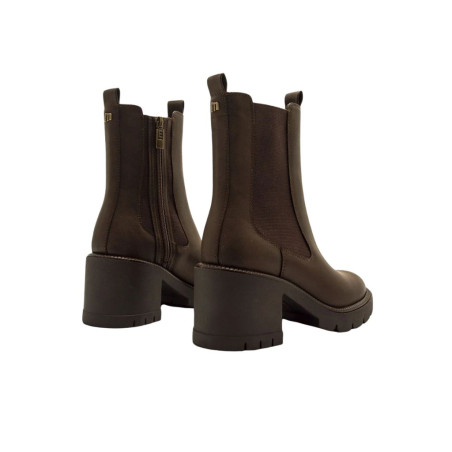 Botines Mustang de Tacón Praga Marrón