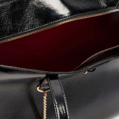 Liu Jo Bolso Tote Grande Brillante Negro