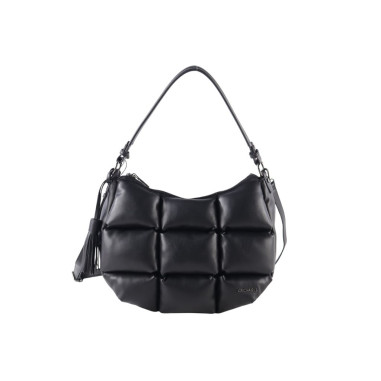 Shopper Cacharel Acolchado Negro